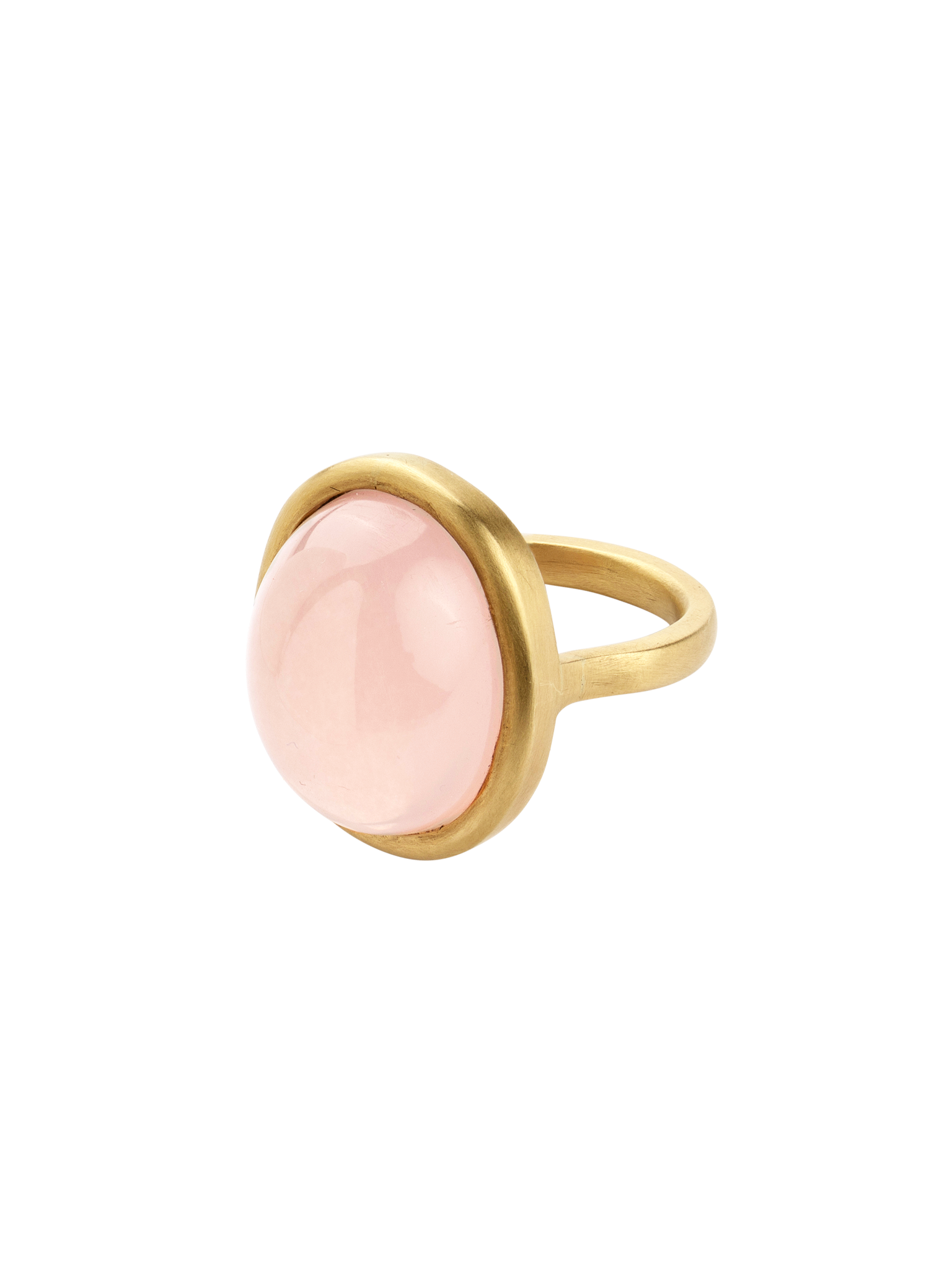 Rose quartz ring